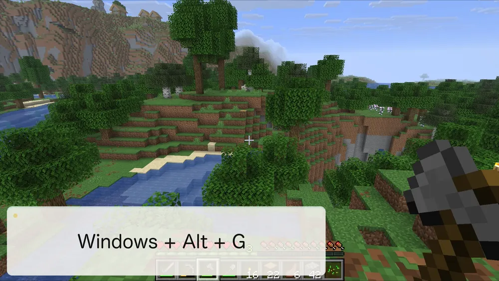 Windows+Alt+Gで直前の映像を保存